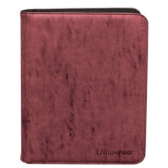 Premium 9-Pocket Pro-Binder - Suede - Ruby