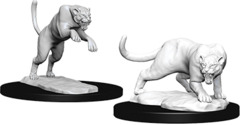 D&D Nolzur`s Marvelous Unpainted Miniatures - Panther & Leopard