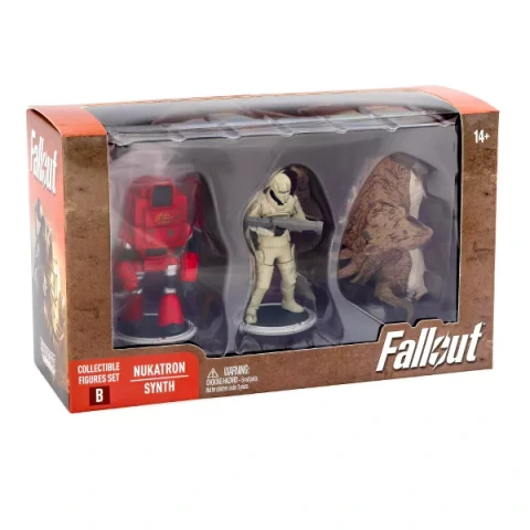 Fallout Nukatron & Synth Collectible Figure Set