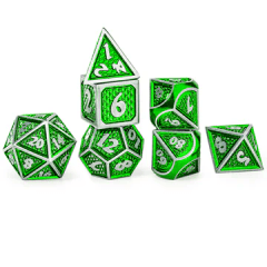 Hymgho Green Metal Dice
