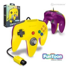 Yellow/Purple Nintendo 64 Captain Controller - Hyperkin