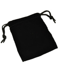 Velvet Dice Bag - Small (Black)