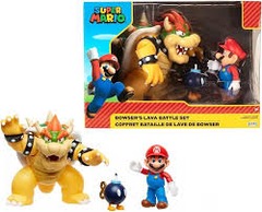 Super Mario vs Bowser Diorama Set