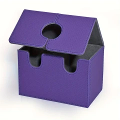 Double Deck Box With Dice Tray 160+ Purple