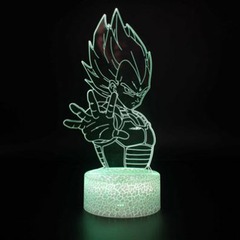 Vegeta Lamp with Lit Base and Remote