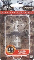 Pathfinder Battles Deep Cuts - Unpainted Miniatures - Halfling Rogue Female