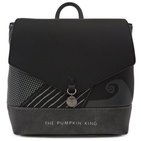 LOUNGEFLY X NIGHTMARE BEFORE CHRISTMAS PUMPKIN KING CONVERTIBLE MINI BACKPACK