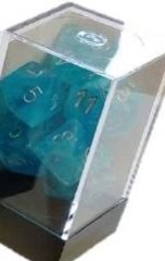 7 Die Set - Luminary Sky w/ Silver Polyhedral CHX27566