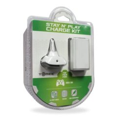 White Xbox 360 Stay N Play Kit - Hyperkin