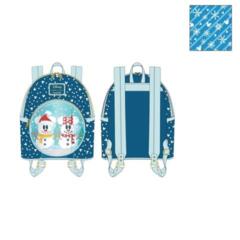 Mickey and Minnie Snowman - Snow Globe (Mini Backpack) - Disney Loungefly