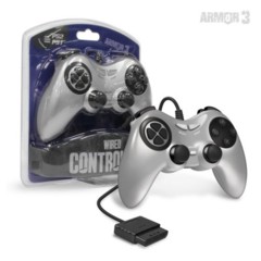 Silver PS1 & PS2 Controller - Hyperkin