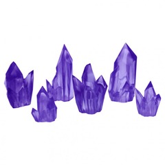 Monster Scenery - Amethyst Crystals