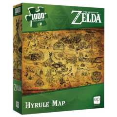 The Legend of Zelda - Hyrule Map - 1000 Piece Puzzle