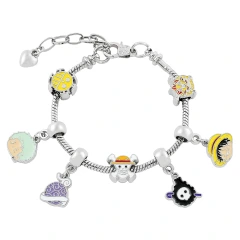 One Piece Chibi Pandora Charm Bracelet