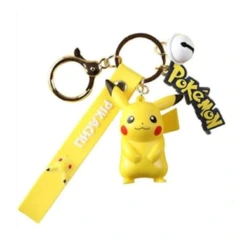 Pikachu Pokemon Wristlet Keychain with Bell - Pokemon