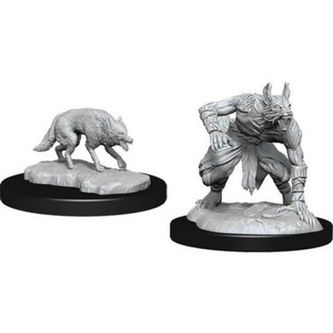 D&D Nolzurs Marvelous Miniatures: Jackalwere & Jackal