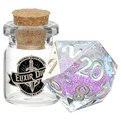 Elixir Liquid Core Dice - D20 - Soecerous Swirl