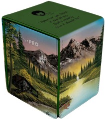 Ultra PRO Alcove Flip Deck Box - Bob Ross Mountain Retreat