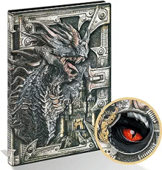 DND Dragon 3D Embossed Cover Book  8.5