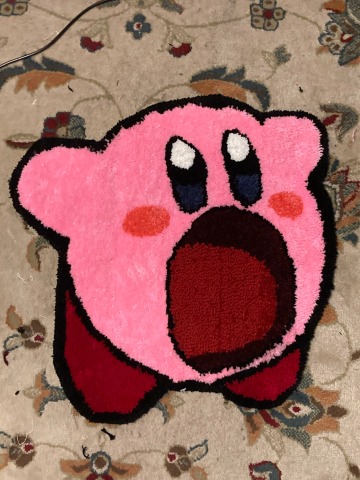 Kirby Character Rug