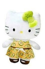 Hello Kitty Avocado Dress Plush 14