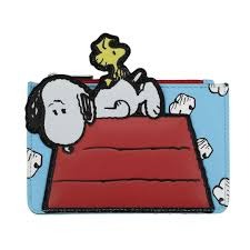 Peanuts Snoopy & Woodstock Zippered Card Wallet