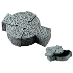 Dice Box - Celtic Cross Box - 6411