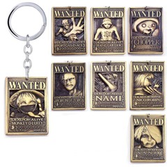 One Piece: Assorted Wanted Keychain