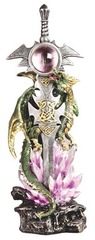 Green Dragon with Sword 71961