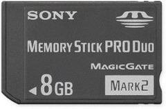 PSP Memory Stick Pro Duo 8GB (Color May Vary)