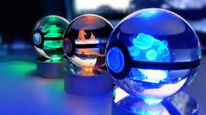 3D Crystal Pokeball - Pikachu