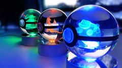 3D Crystal Pokeball - Pikachu