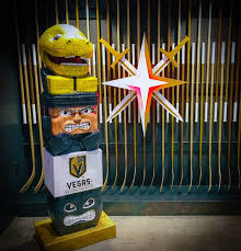 Vegas Golden Knights - Mascot Tiki Tiki Totem