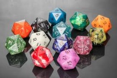 Mega D20: Assorted Colors