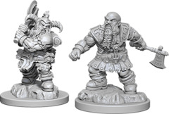 D&D Nolzur`s Marvelous Unpainted Miniatures - Dwarf Barbarian Male