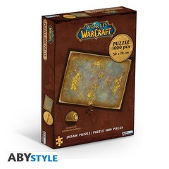 World of Warcraft Azeroth's Map 1000-Piece Jigsaw Puzzle