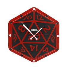 Dungeon and Dragons Wall Clock