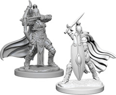 Pathfinder Battles Deep Cuts - Unpainted Miniatures - Female Knights / Grey Maidens