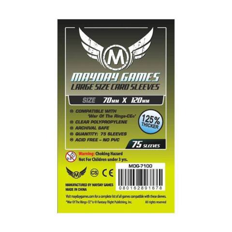 Mayday: Large Card Sleeves : 70mm x 120mm