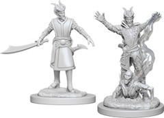 D&D - Nolzur's Marvelous Unpainted Miniatures - Tiefling Warlock