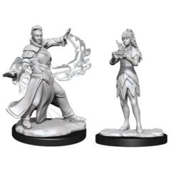 Magic The Gathering Unpainted Miniatures - Killian and Dina