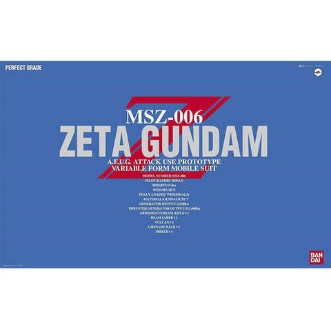 Perfect Grade - MSZ-006 Zeta Gundam