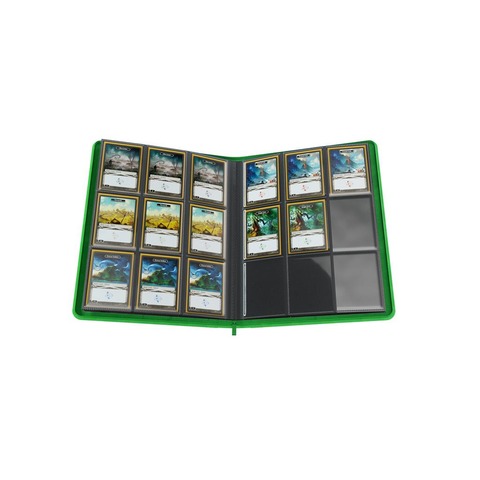 Zip Up 18 Pocket Binder - Green