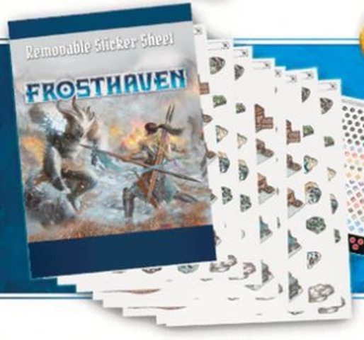 Frosthaven - Removable sticker Sheet