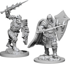 D&D Nolzur`s Marvelous Unpainted Miniatures - Death Knight & Helmed Horror