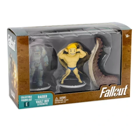 Fallout Raider & Vault Boy (Strength) Collectible Figure Set