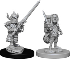 D&D - Nolzur's Marvelous Unpainted Miniatures - Halfling Fighter Male