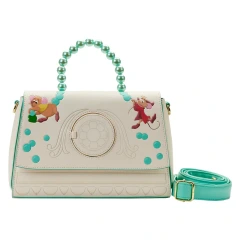 Cinderella Gus and Jaq Bead Handle (Loungefly) Crossbody Bag