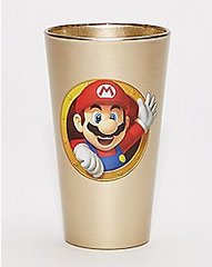 Super Mario: Gold Pint Glass