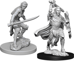 D&D Nolzur`s Marvelous Unpainted Miniatures - Elf Fighter Female